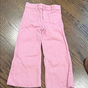 Pink Wide-Leg Pants